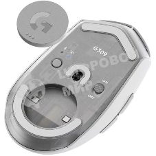 Мышь беспроводная Logitech G309 Lightspeed белый, 25600 dpi, радиоканал, Bluetooth, USB, кнопки - 6