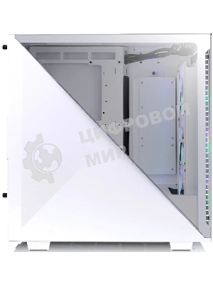 Компьютерный корпус Thermaltake Divider 300 TG ARGb белый без БП ATX 2x120мм 2xUSB 3.0 audio front door bott PSU