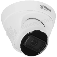 Уличная турельная IP-видеокамера Dahua DH-IPC-HDW1431T1P-0360B-S6 4Мп, 1/2.9” CMOS, объектив 3.6мм, ИК-подсветка до 30м, IP67, корпус: металл, пластик