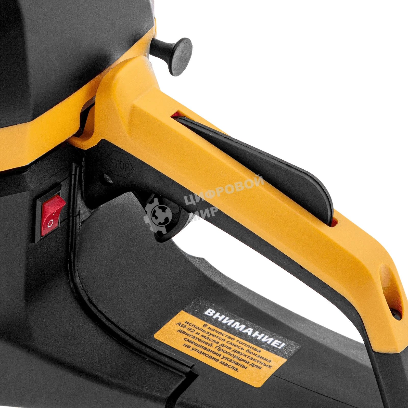 Пила цепная бензиновая Denzel DS-5218, шина 45 см, 52см3, 3 л.с., шаг 0,325, паз 1,5 мм, 72 зв