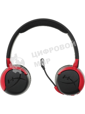 Наушники с микрофоном HyperX Cloud Mini черный/красный накладные BT оголовье (7G8F1AA)