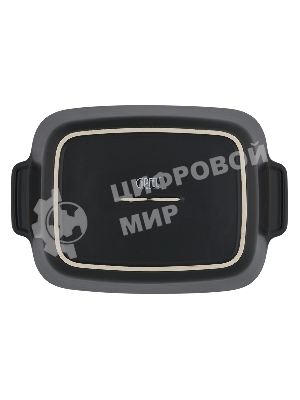 Форма для запекания MATTE BLACK прямоугольная 29,5х20,5х6,5см, жаропрочная керамика