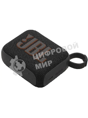 Колонка порт. JBL Go 4 черный/оранжевый 4.2W 1.0 BT
