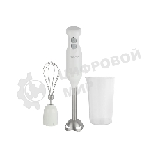 Блендер погружной Blackton Bt HB735SS белый/серый, 700 Вт, 2 скорости, турбо