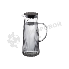 Кувшин LEONORD AROMA 1,2 л из цветного боросиликатного рельефного стекла с крышкой-фильтром из полипропилена (106482)