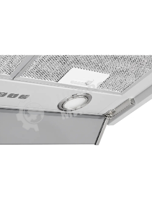 Вытяжка встраиваемая Kuppersberg Francesca 60, ширина 60 см, отвод/рециркуляция, 850 м3/час, электронное кнопочное управление, 3 скорости, светодиодное освещение 2х3,5 Вт, металлический жироулавливающий фильтр, 62 дБ, стальной