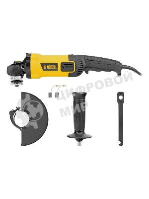 Машина шлифовальная угловая Denzel AGL180-2000, 2000 Вт, 180 мм, 8500 об/мин