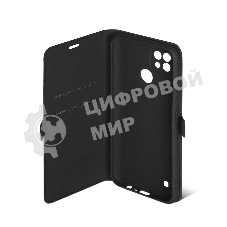 Чехол (флип-кейс) DF rmFlip-16, для Realme C21, черный df rmflip-16 (black)