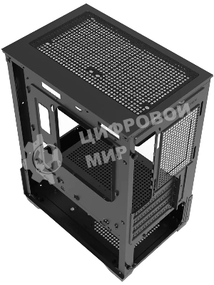 Корпус Bloody CC-125-BK, Mini-Tower, чёрный