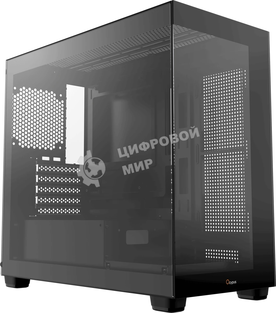 Корпус Ocypus Gamma C52 BK, Micro-Tower, чёрный