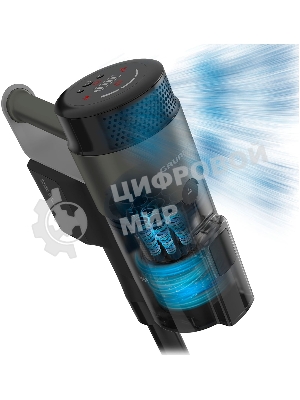 Пылесос вертикальный Grundig VCP 9431 PRO черный титан, питание от аккумулятора, 150 Вт, уборка суxая/влажная, пылесборник 0,5 л