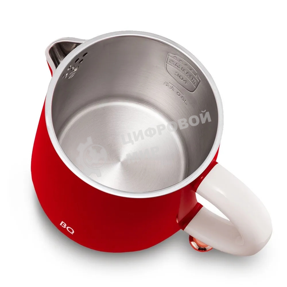 Чайник электрический BQ KT1717P Red. Мощность:1000 Вт, Объем 0,6л