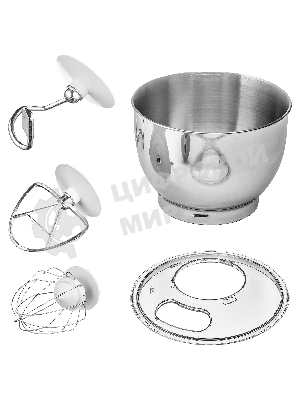 Миксер планетарный BBK KBM1400 серый, 1500 Вт