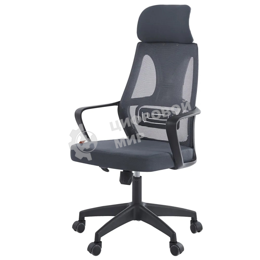 Кресло компьютерное Chairman CH636 темно-серый, черный пластик