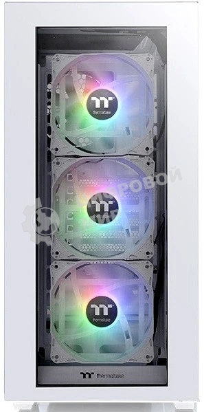 Компьютерный корпус Thermaltake Divider 300 TG ARGb белый без БП ATX 2x120мм 2xUSB 3.0 audio front door bott PSU