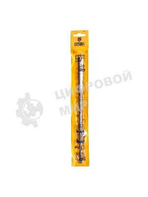 Бур по бетону Denzel двойная спираль, Cobalt W-tip, 10x260 мм, SDS PLUS