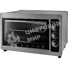 Мини-печь Delta D-0123 серая с тэном повыш. мощности,1300 Вт,37 л,2 нагреват. эл, с термостатом