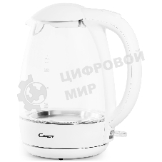 Чайник электрический Candy CK-300 1.8л. 2200Вт белый корпус: Металл/стекло/пластик