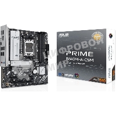 Материнская плата ASUS PRIME B840M-A-CSM, AM5, AMD B840, 4xDDR5, 4xSATA, 3xM.2, 1xPCI-E 4.0 x16, 2xPCI-E 3.0 x16, 1xRealtek 2.5Gb LAN, 2xUSB-A 10Gbps, 1xUSB-C 5Gbps, 4xUSB-A 2.0, 3x3.5 мм, 7.1, micro-ATX