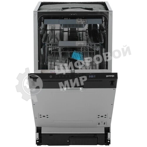 Встраиваемая посудомоечная машина Gorenje GV572D10, черный, 44.8 см, 11 компл., 44 дБ, класс A+++