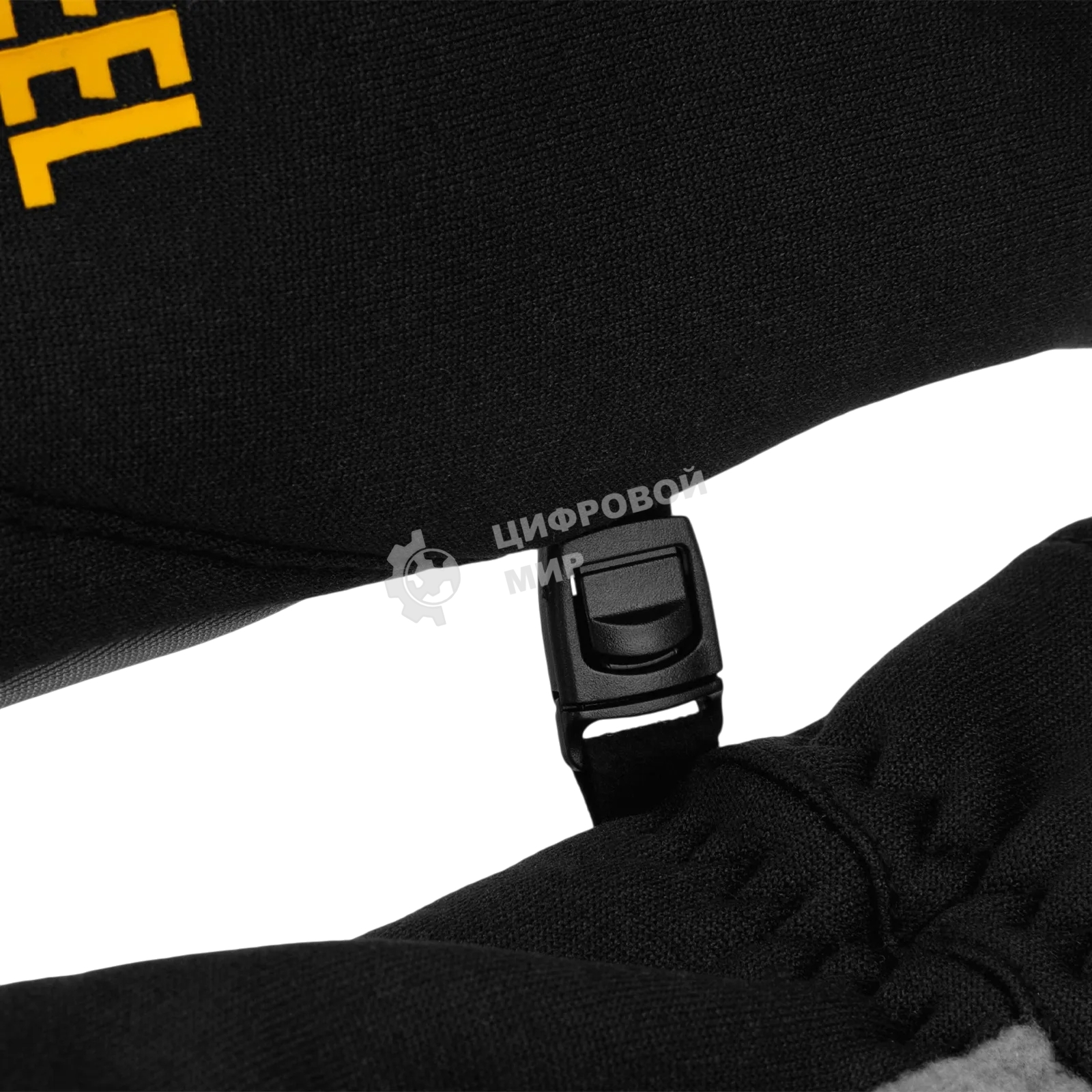 Перчатки универсальные Denzel 68087 искусственный мех, работа с сенсорным экраном, размер 9