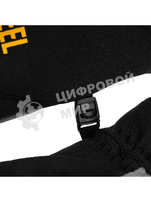 Перчатки универсальные Denzel 68087 искусственный мех, работа с сенсорным экраном, размер 9