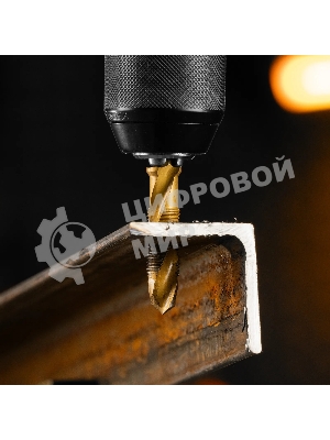 Сверло-метчик Denzel М12 х 1,25 мм, Р6М5