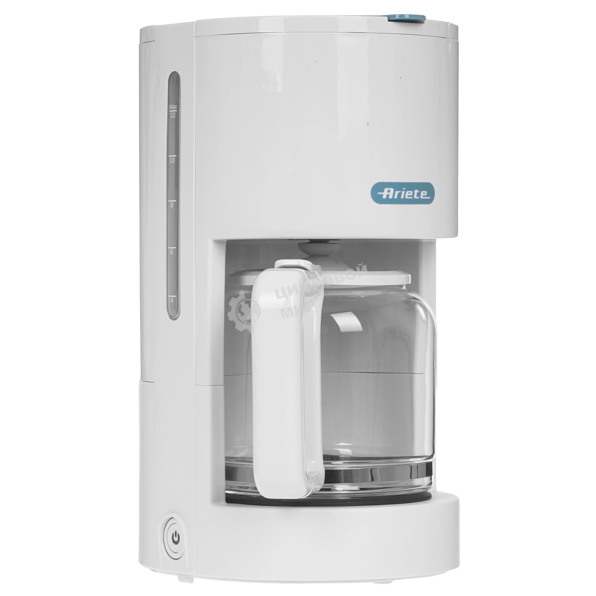 Кофеварка капельная Ariete 00M139401AR0 белый, молотый, 1,2 л., 900 Вт