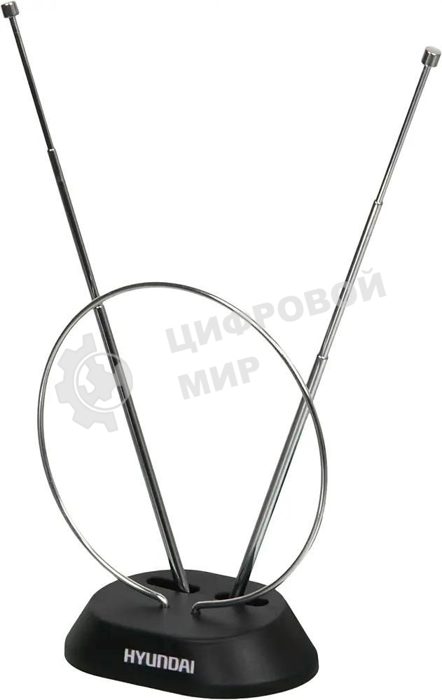 Антенна телевизионная Hyundai H-TAI100 3дБ пассивная черный