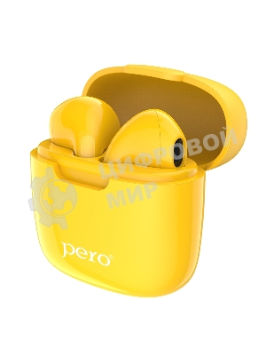 Беспроводные наушники PERO TWS05 COLORFUL Yellow