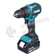 Дрель-шуруповерт Makita DDF490WV, 18 В, 2 Ач, 50 Нм, бесщеточный