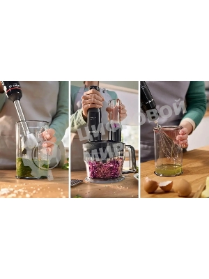 Блендер погружной Bosch MSM4B670 1000 Вт, черный