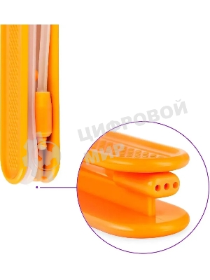 Ирригатор Kitfort КТ-2957-4 оранжевый/белый, от аккумулятора, 320 мл, 3 режима