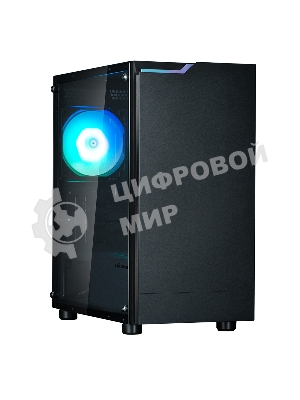 Компьютерный корпус ZALMAN T4 PLUS, MATX, черный, WINDOW, 1 x Combo (3.5'' or 2.5''), 1x3.5'', 2x2.5