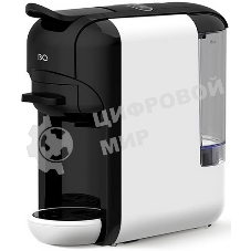 Кофеварка комбинированная BQ CM3000 черный/белый, исп. кофе - молотый, капсулы Nespresso/Dolce Gusto, 0.6 л, 1450 Вт, 19 бар