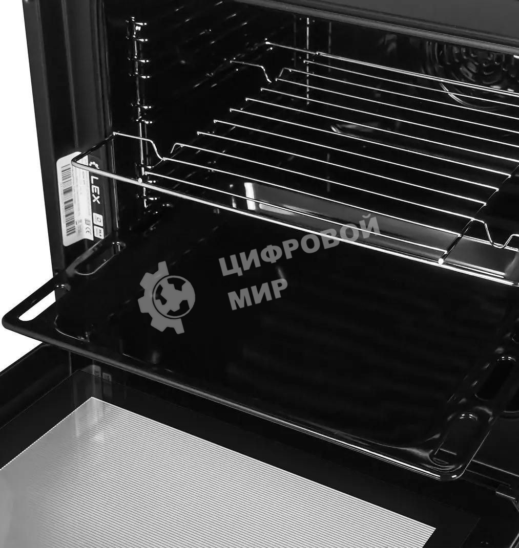 Духовой шкаф электрический LEX EDS 101 GR, встраиваемый, серый