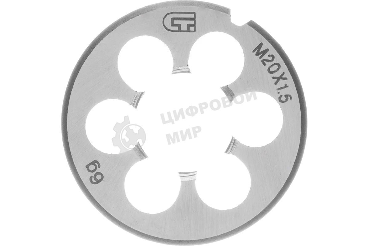 Плашка Сибртех М20x1,5 мм