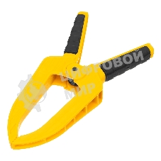 Струбцина клещеобразная Denzel удлиненная 50 х 80 мм двухкомпонентные рукоятки