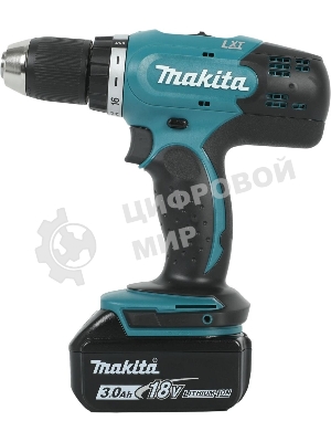 Дрель-шуруповерт Makita DDF453RFE, 18 В, 3 Ач, 42 Нм, щеточный