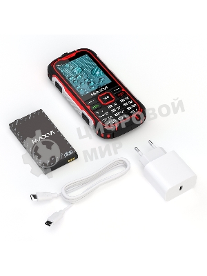 Мобильный телефон Maxvi R2 up красный