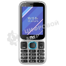 Мобильный телефон BQ 2820 Step XL+ белый/синий