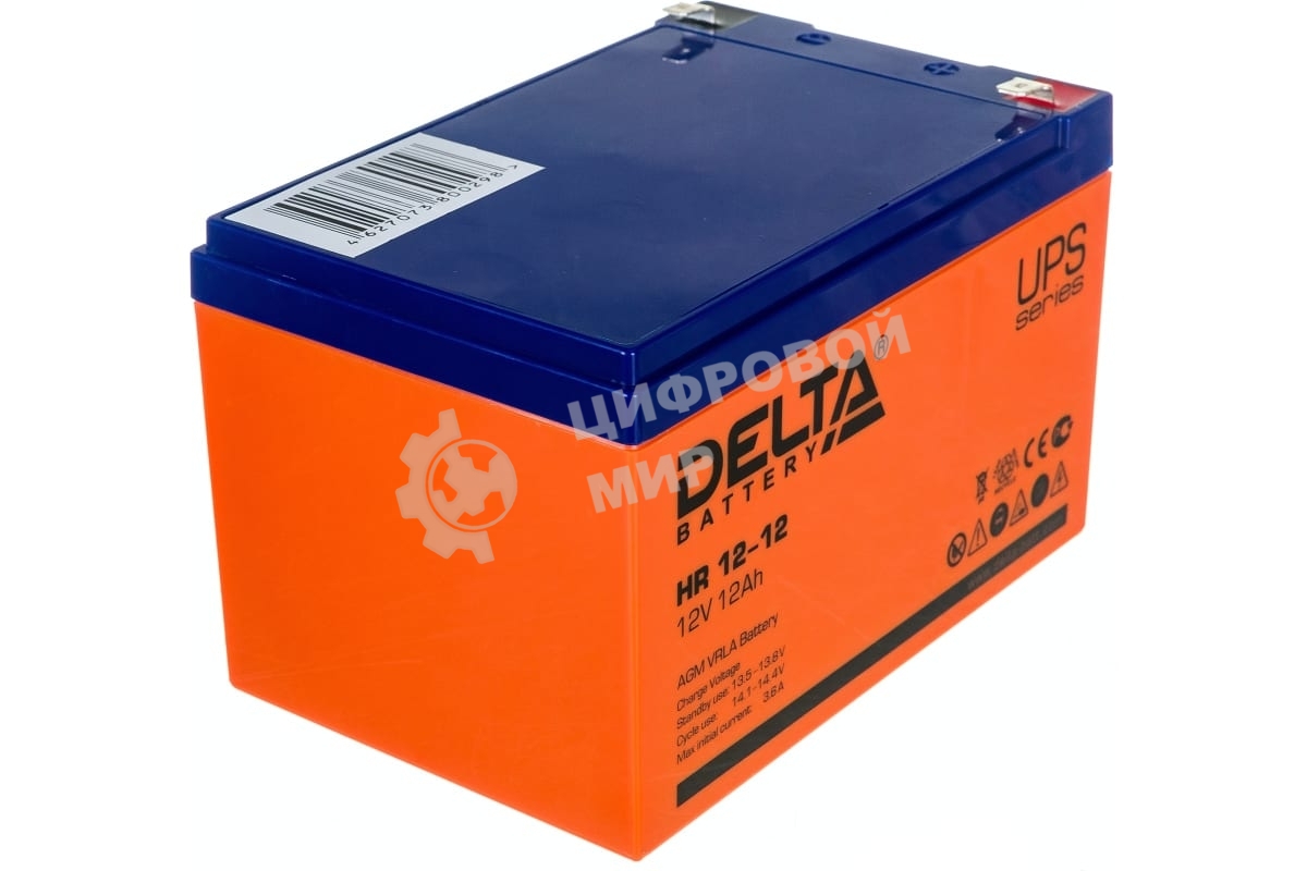 Батарея для ИБП Delta HR 12-12 (12V, 12Ah)