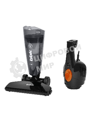 Пылесос вертикальный BBK BV2900 черный/оранжевый, питание от сети, 170 Вт, уборка сухая, пылесборник 0.8 л