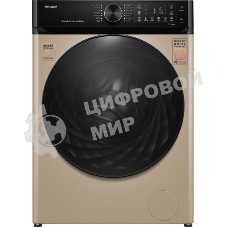 Стиральная машина Weissgauff WM 59411 Direct Drive Inverter Steam Champagne золотистая, загрузка фронтальная 11кг, 1400 об/мин., класс: A+++