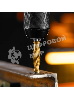 Сверло-метчик Denzel М12 х 1,25 мм, Р6М5