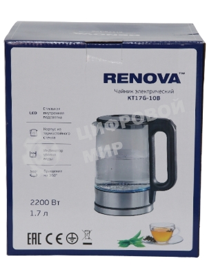 Чайник электрический Renova KT17G-10B