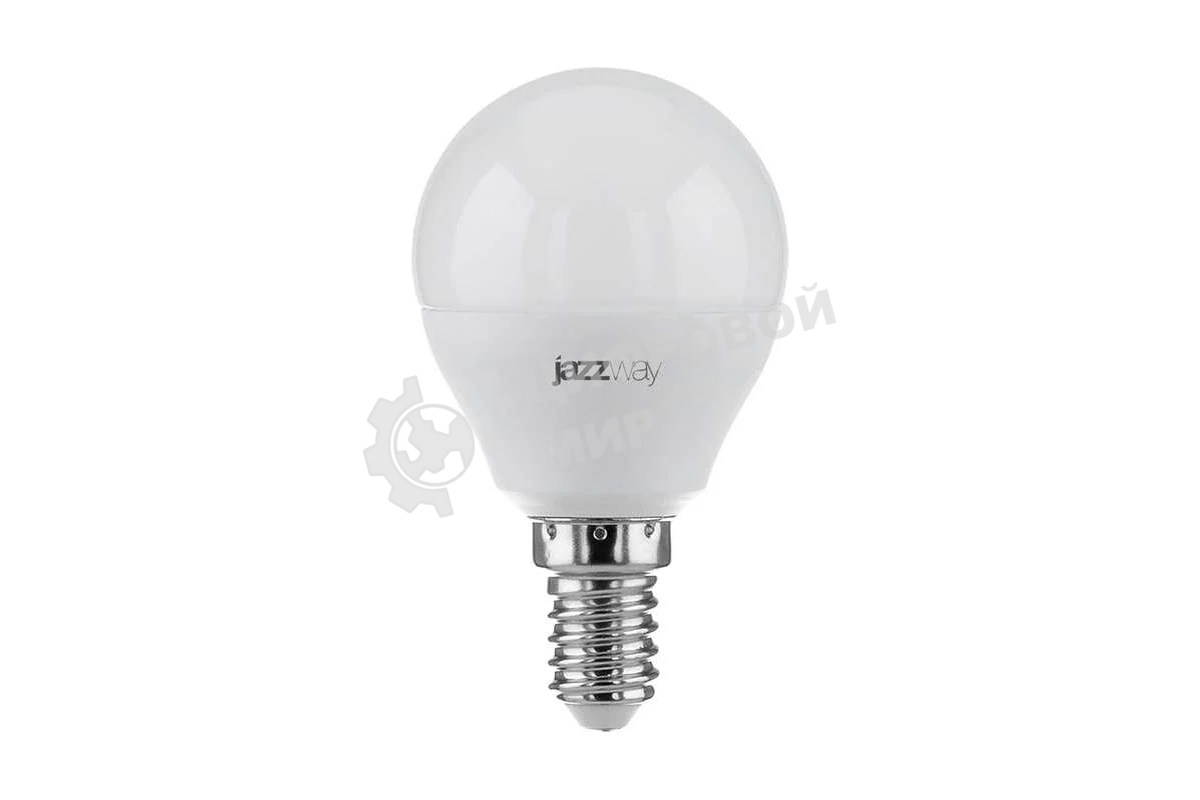 Лампа светодиодная JazzWay PLED-ECO-G45 5Вт шар 4000К белый E14 400лм 220-240В