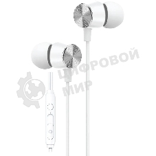 Проводные наушники Aksberry Y4 белый, внутриканальные, USB Type-C, встроенный микрофон