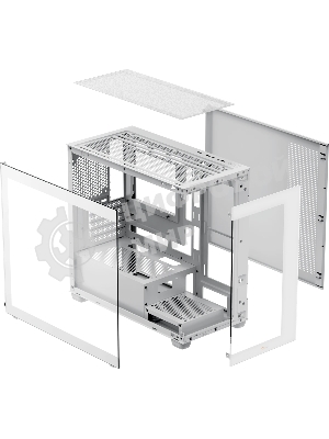 Корпус Ocypus Gamma C52 WH, Mini-Tower, белый