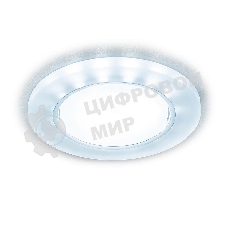 Встраиваемый точечный светильник G214 WH/CH/CLD хром/матовый GX53+3W(LED COLD)